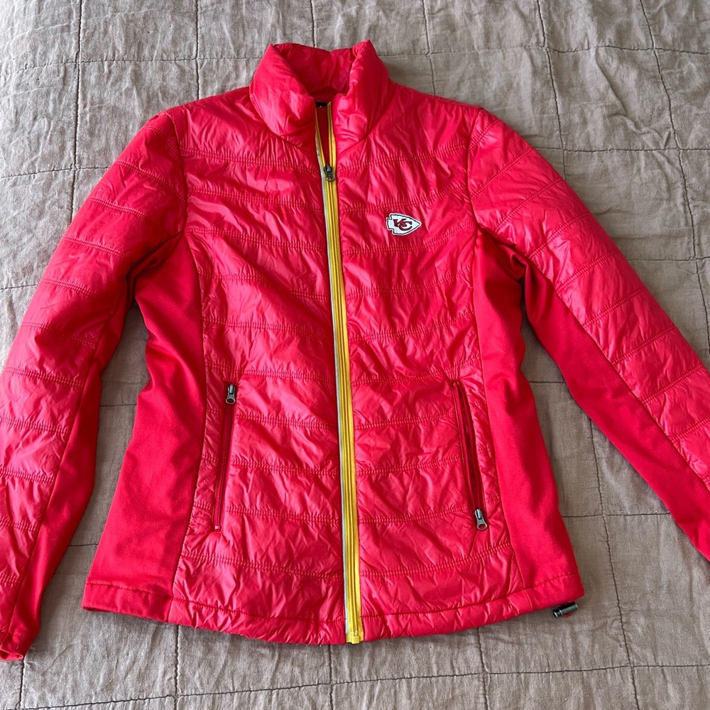 NFL Kansas Chiefs puffy red women’s size small